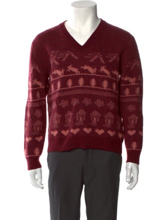 PS by Paul Smith Wool Printed Pullover