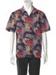 PS by Paul Smith Floral Print Short Sleeve Shirt