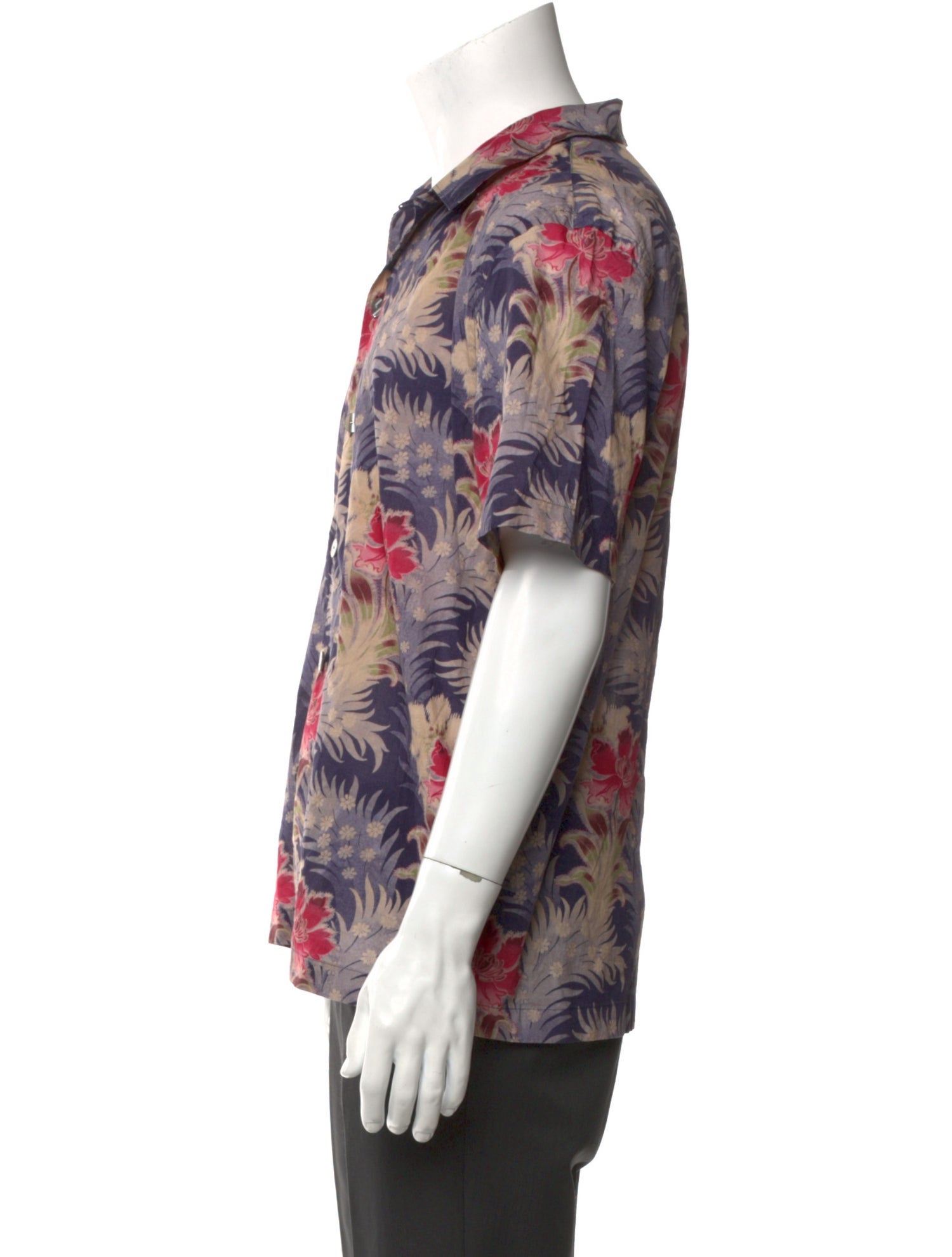 PS by Paul Smith Floral Print Short Sleeve Shirt