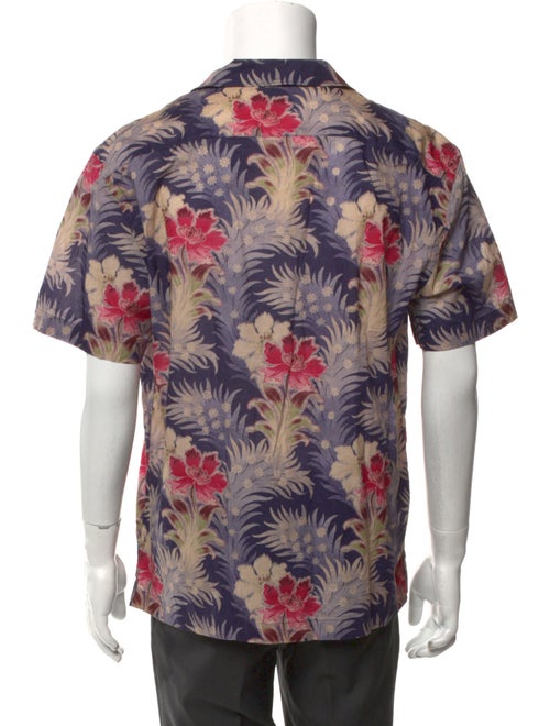 PS by Paul Smith Floral Print Short Sleeve Shirt