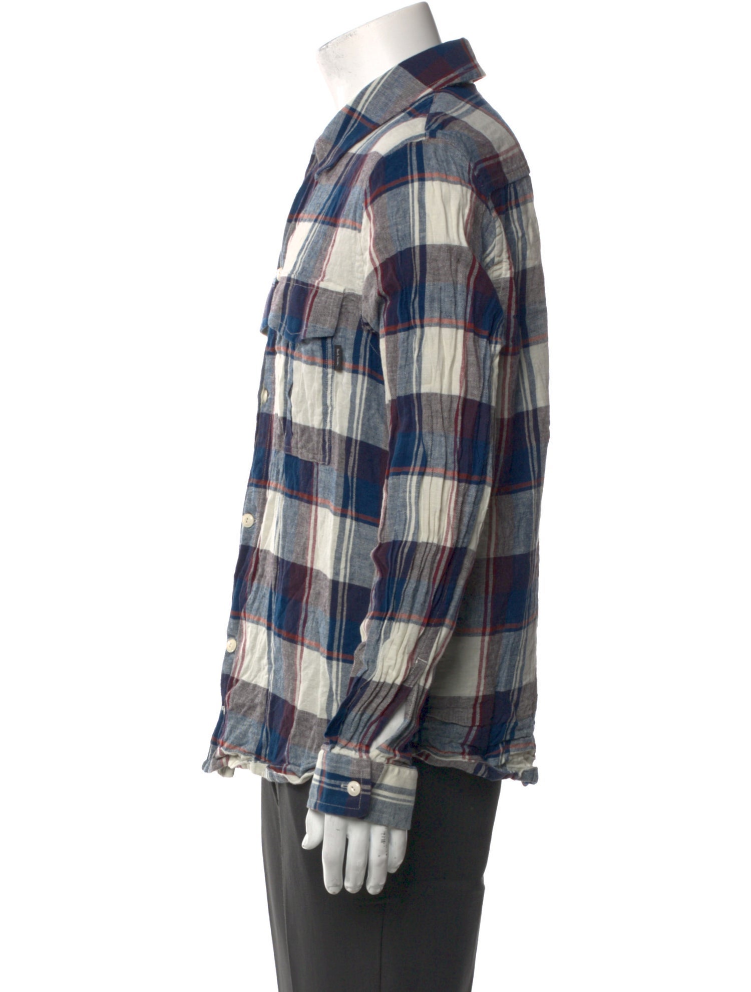 PS by Paul Smith Plaid Print Long Sleeve Shirt