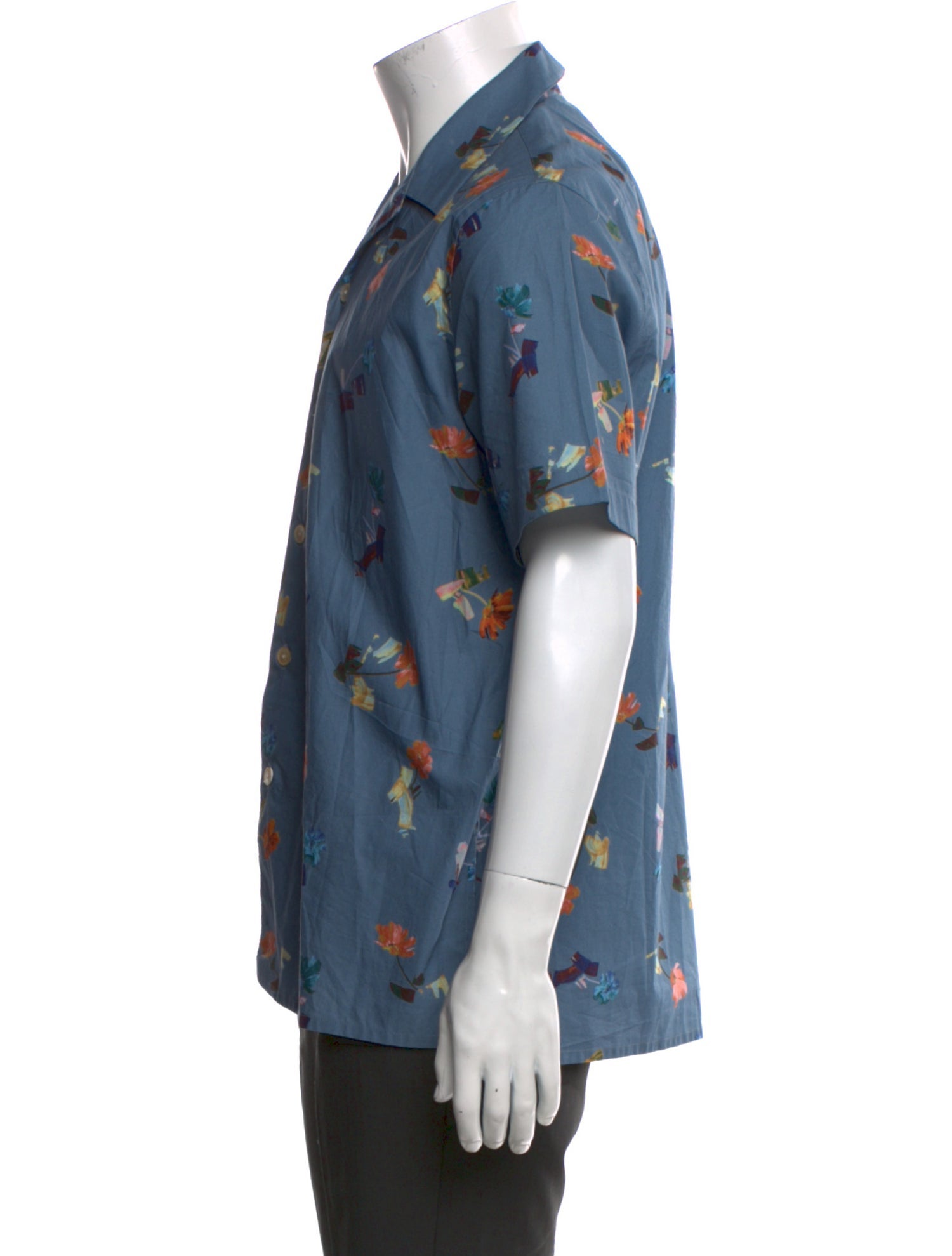 PS by Paul Smith Floral Print Short Sleeve Shirt