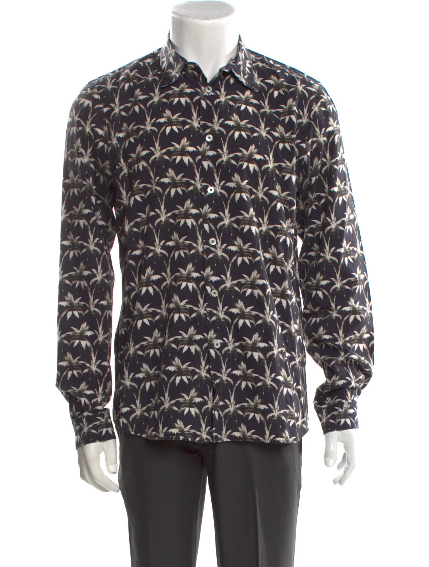 PS by Paul Smith Graphic Print Long Sleeve Shirt