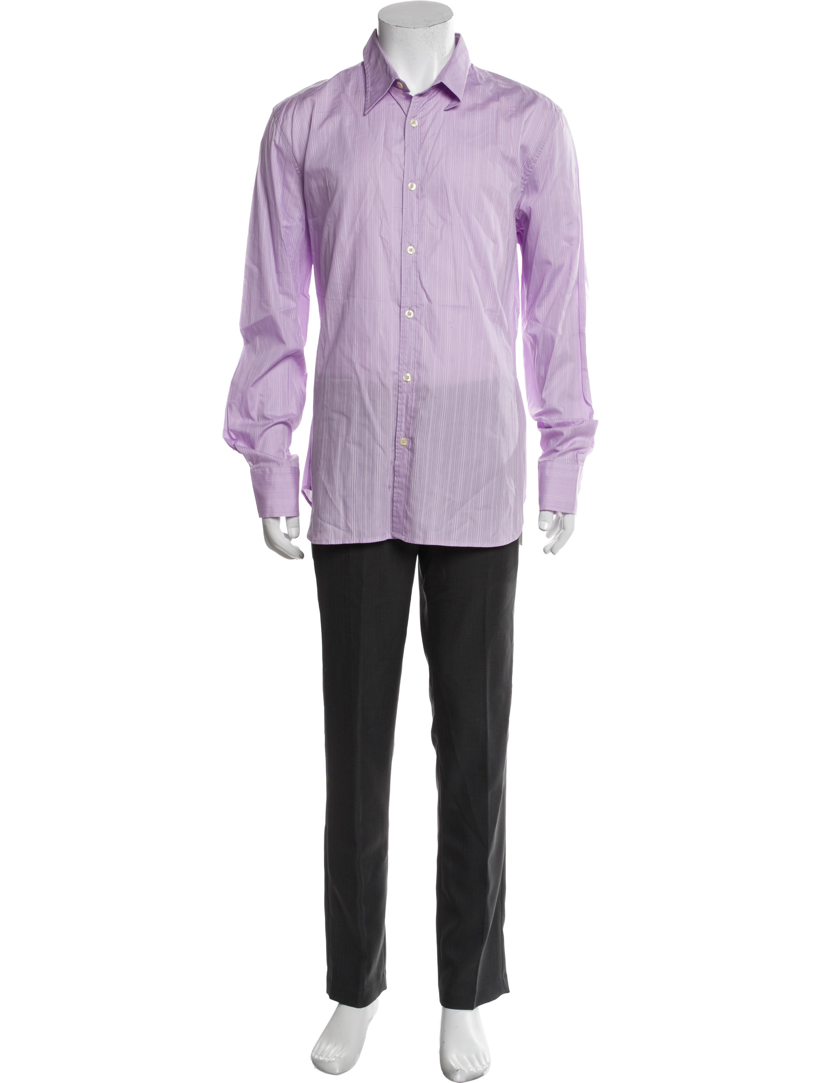 PS by Paul Smith Striped Long Sleeve Dress Shirt