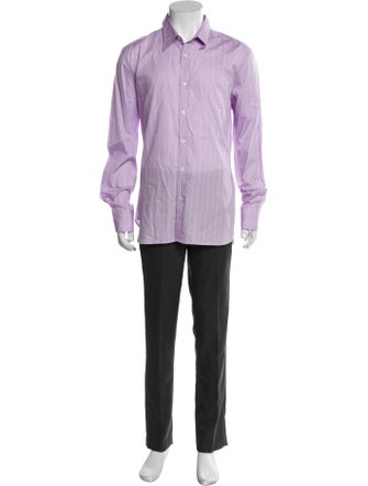 PS by Paul Smith Striped Long Sleeve Dress Shirt