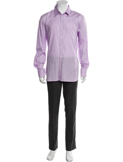 PS by Paul Smith Striped Long Sleeve Dress Shirt