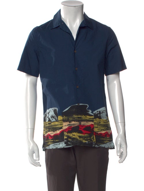 PS by Paul Smith Graphic Print Short Sleeve Shirt