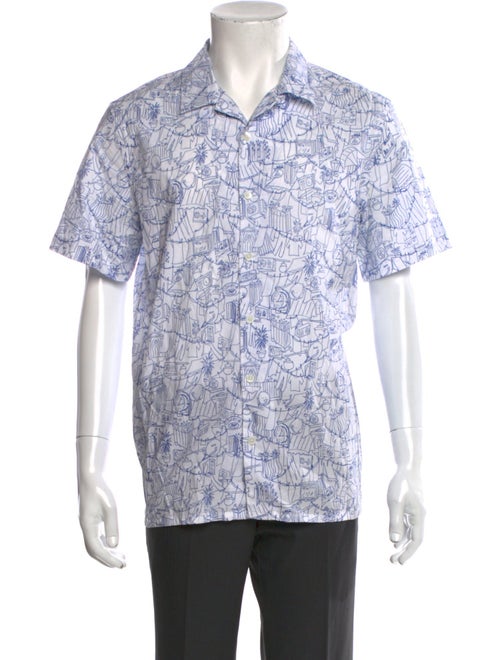 PS by Paul Smith Paisley Print Short Sleeve Shirt