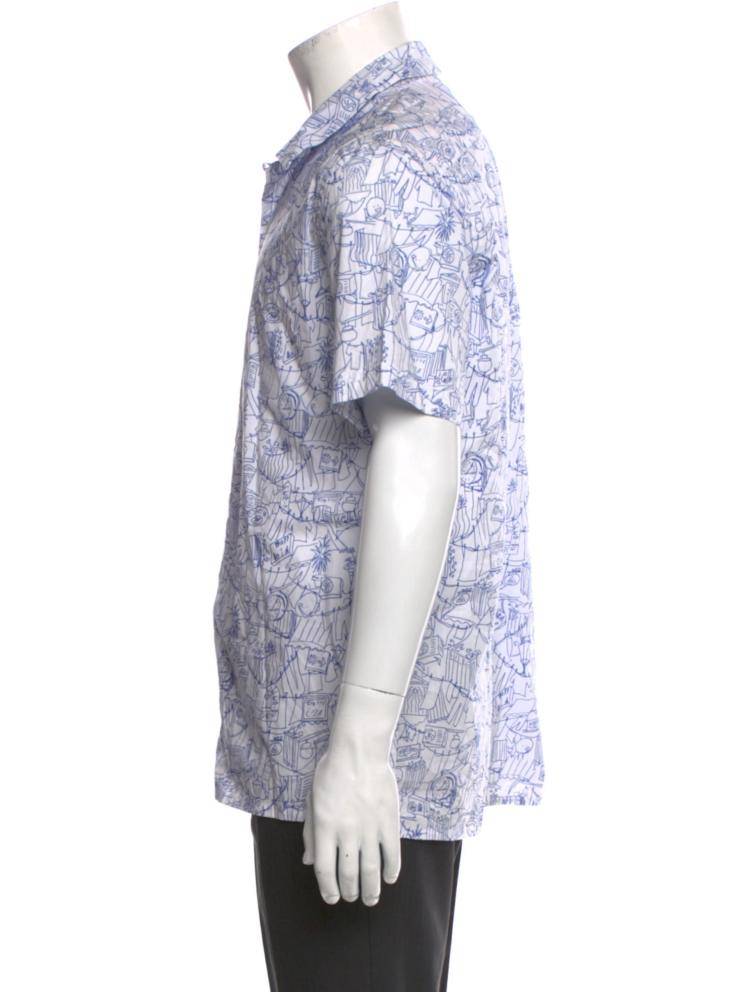 PS by Paul Smith Paisley Print Short Sleeve Shirt