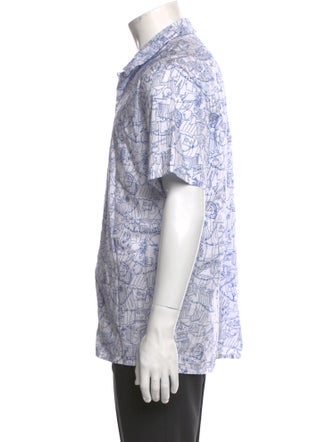 PS by Paul Smith Paisley Print Short Sleeve Shirt