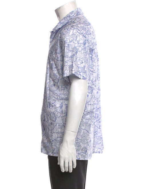 PS by Paul Smith Paisley Print Short Sleeve Shirt