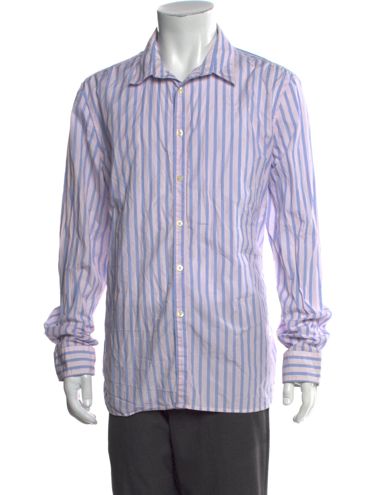PS by Paul Smith Striped Long Sleeve Dress Shirt