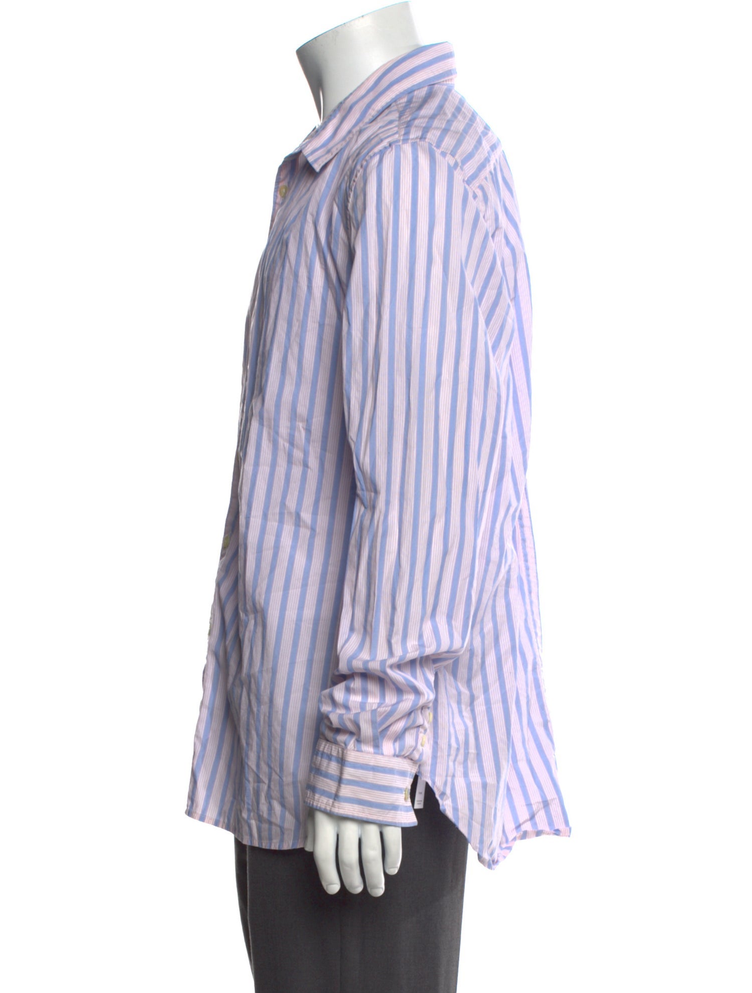 PS by Paul Smith Striped Long Sleeve Dress Shirt