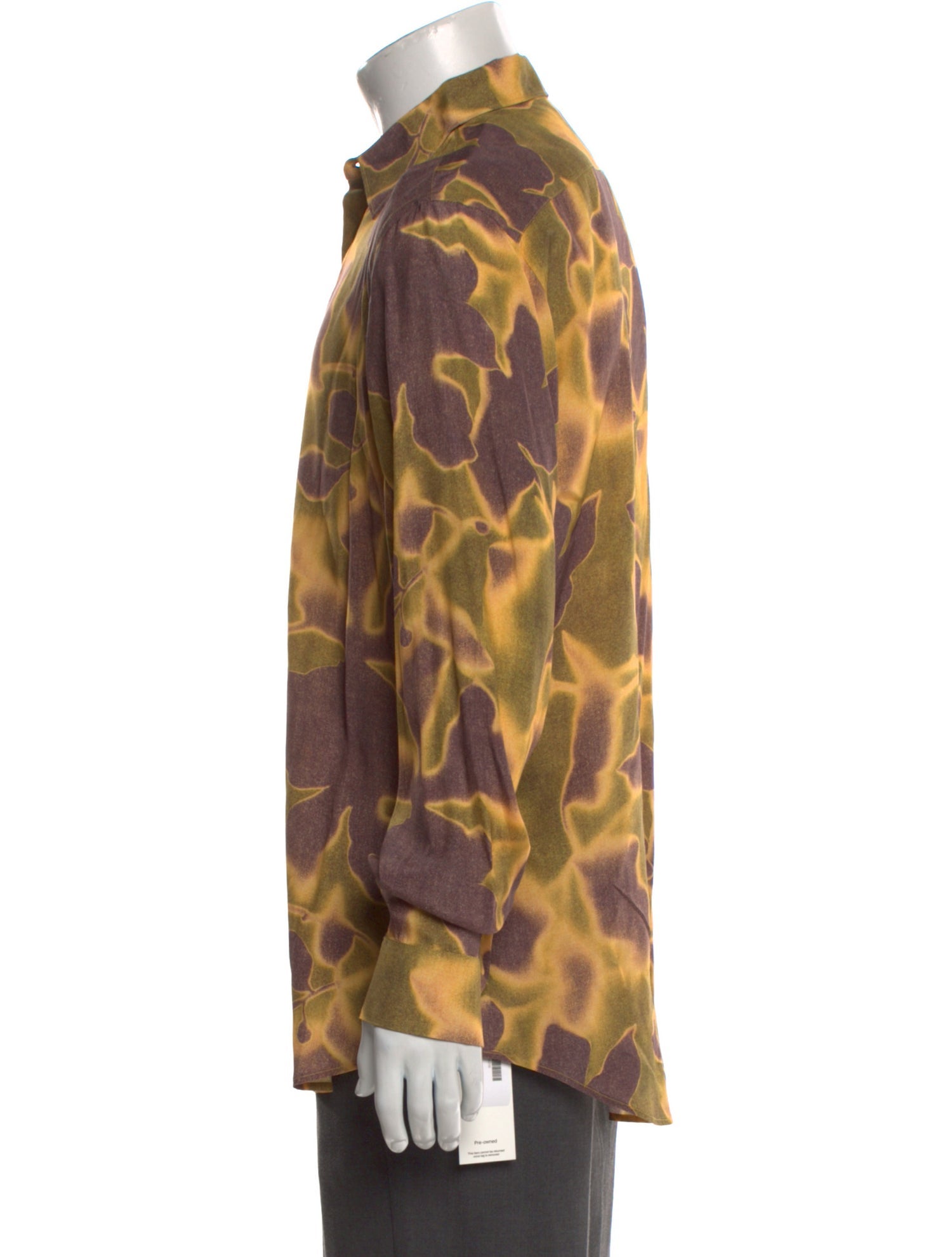 PS by Paul Smith Tie-Dye Print Long Sleeve Shirt