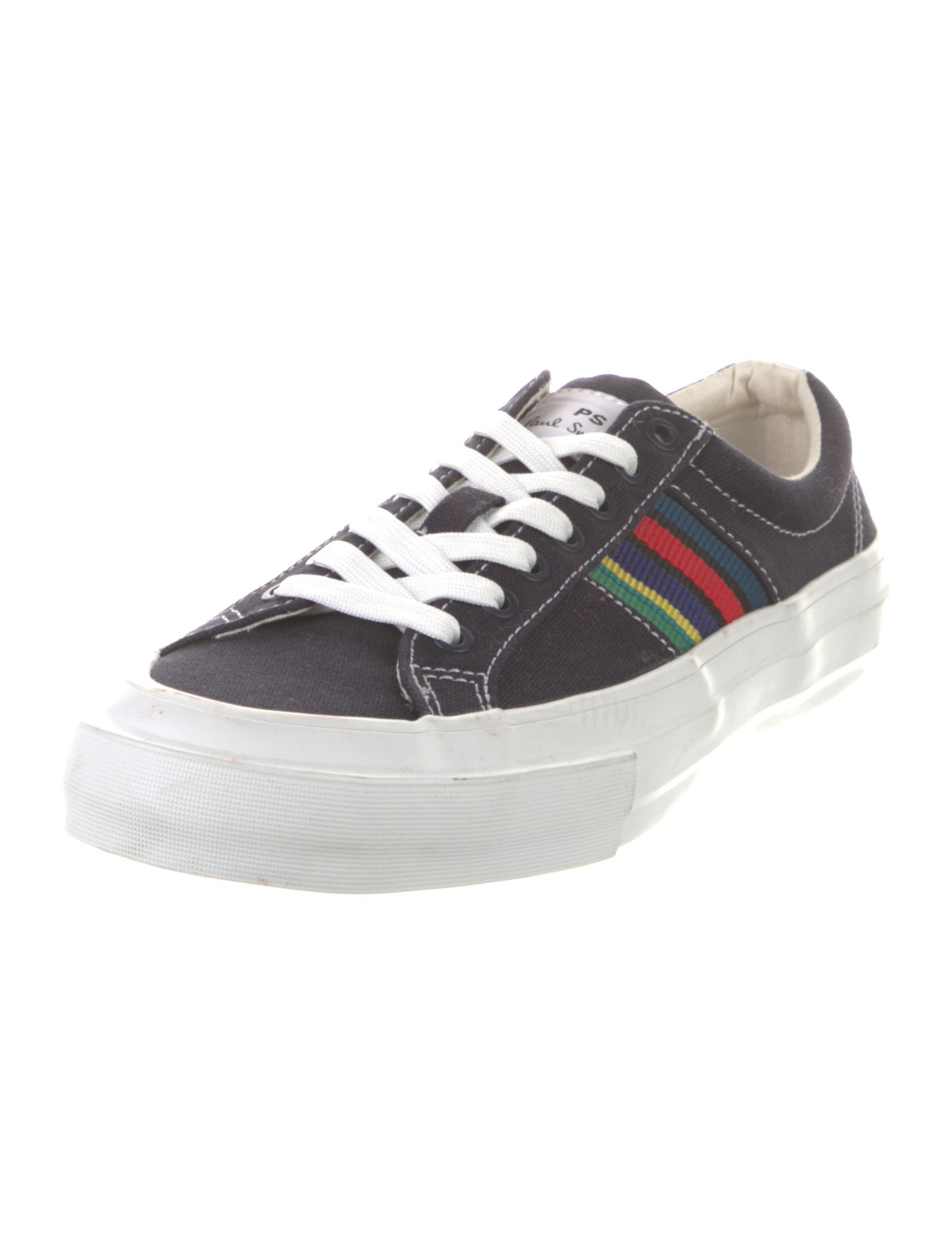 PS by Paul Smith Canvas Colorblock Pattern Sneakers