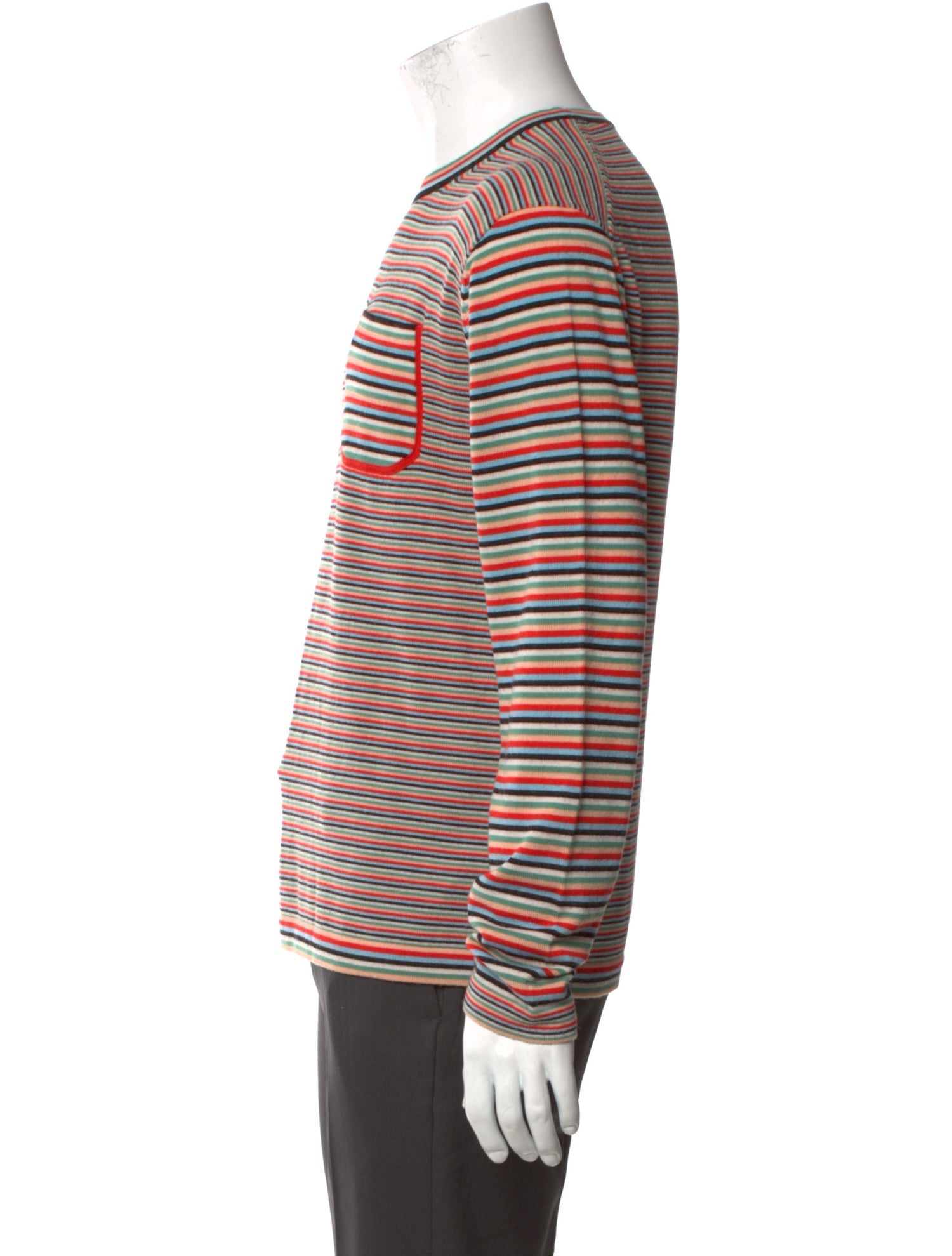 PS by Paul Smith Merino Wool Striped Henley