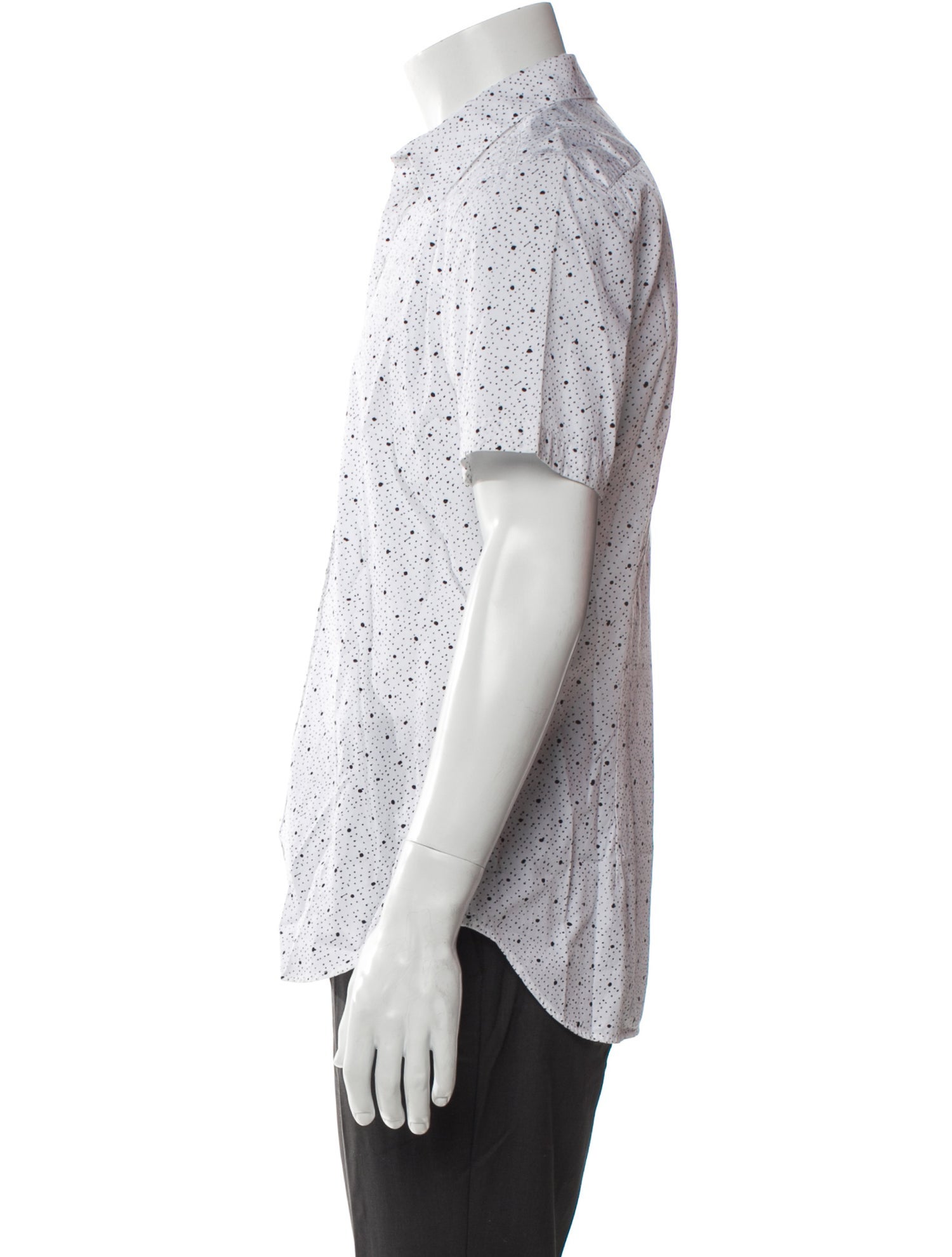 PS by Paul Smith Polka Dot Print Short Sleeve Shirt