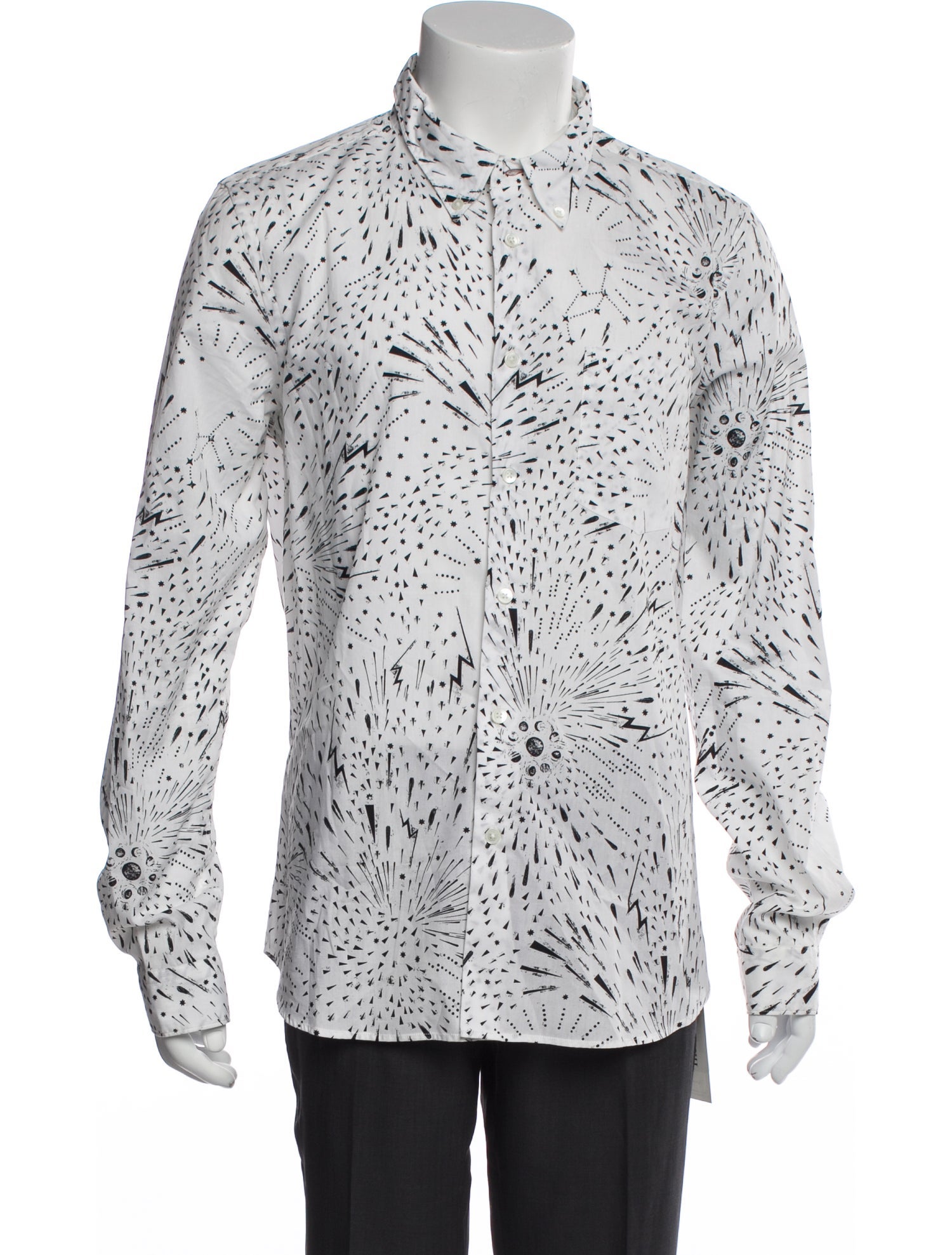 PS by Paul Smith Printed Long Sleeve Denim Shirt w/ Tags