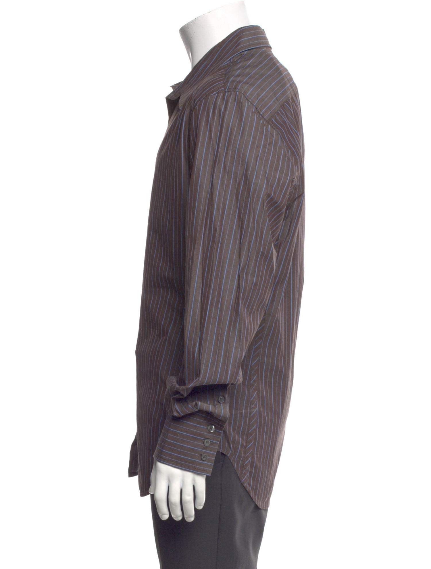 PS by Paul Smith Striped Long Sleeve Dress Shirt