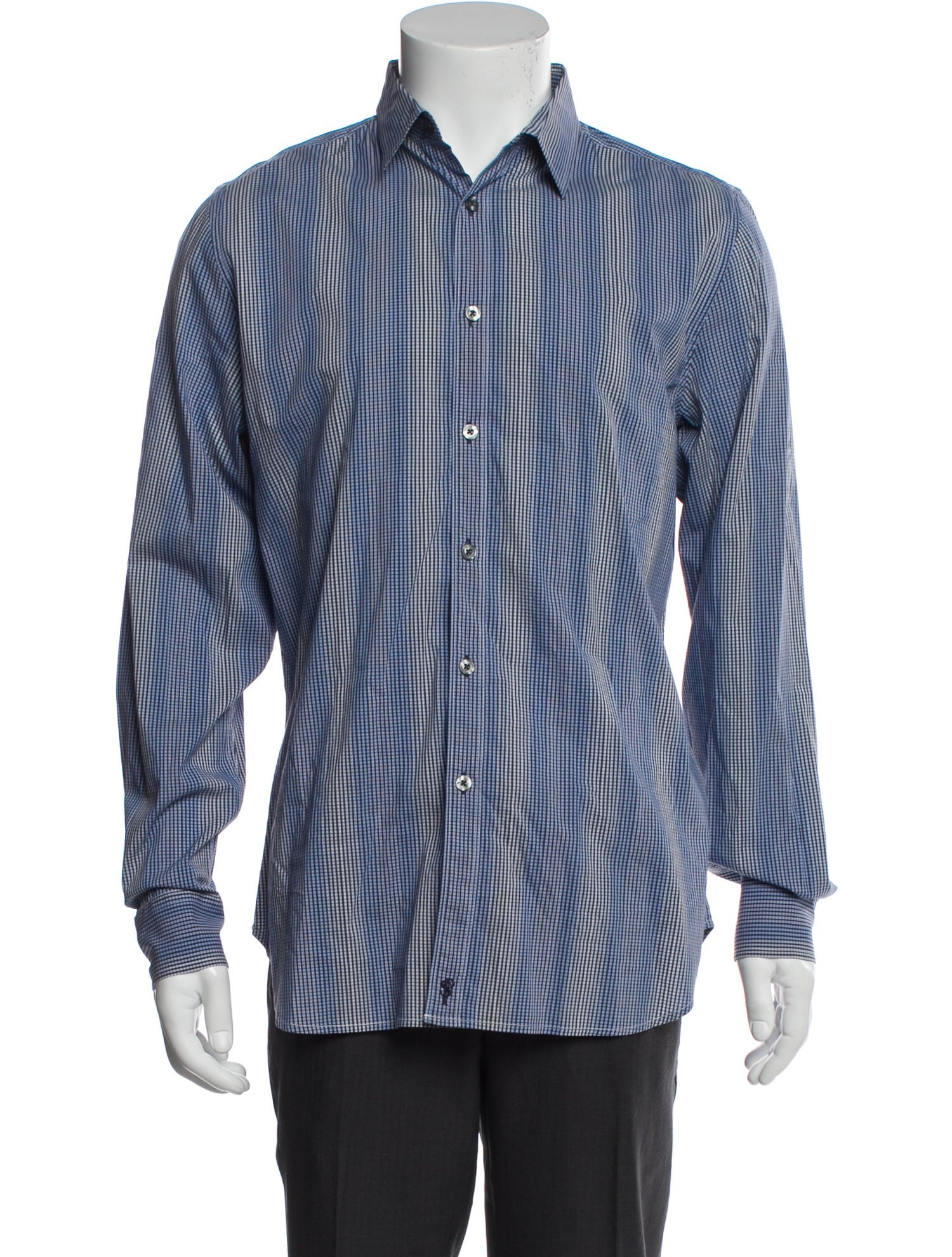 PS by Paul Smith Plaid Print Long Sleeve Shirt
