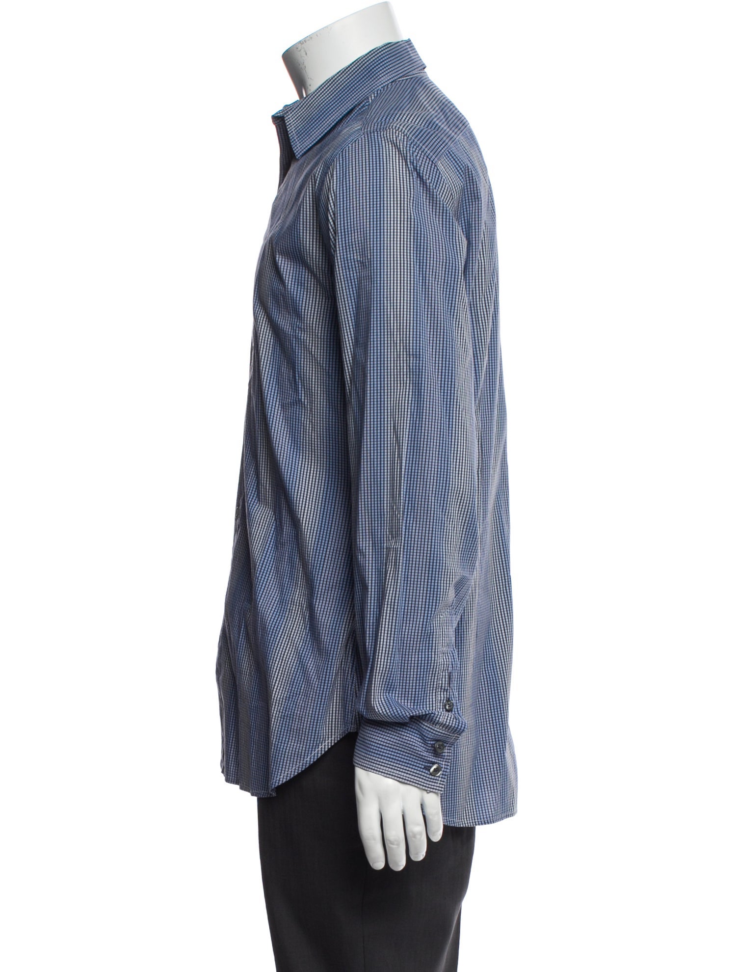 PS by Paul Smith Plaid Print Long Sleeve Shirt