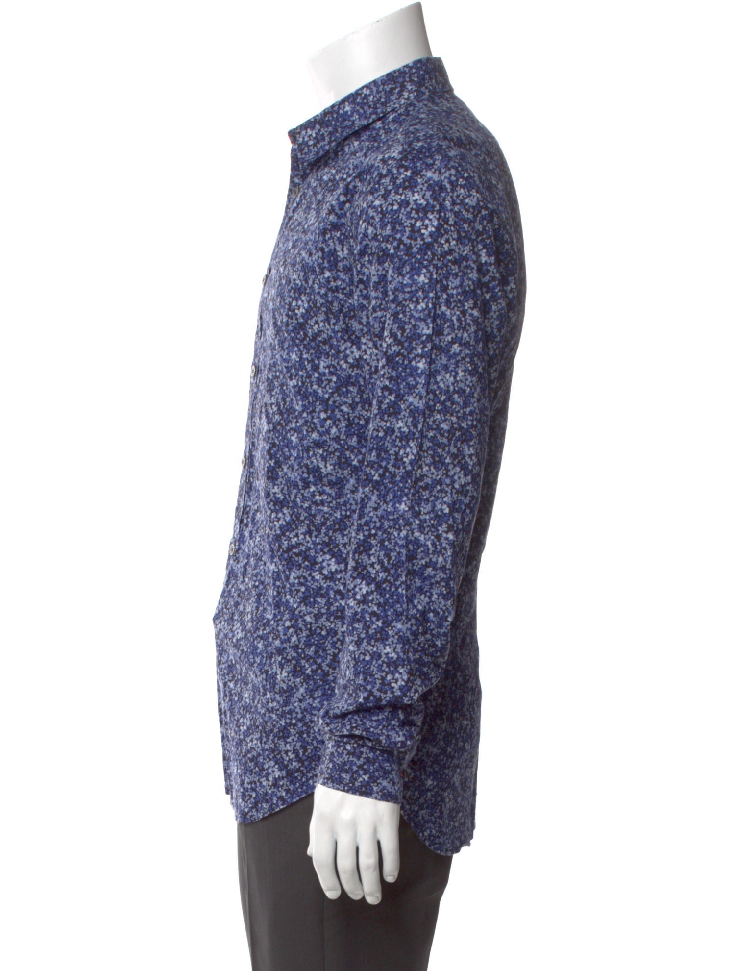 PS by Paul Smith Paisley Print Long Sleeve Dress Shirt