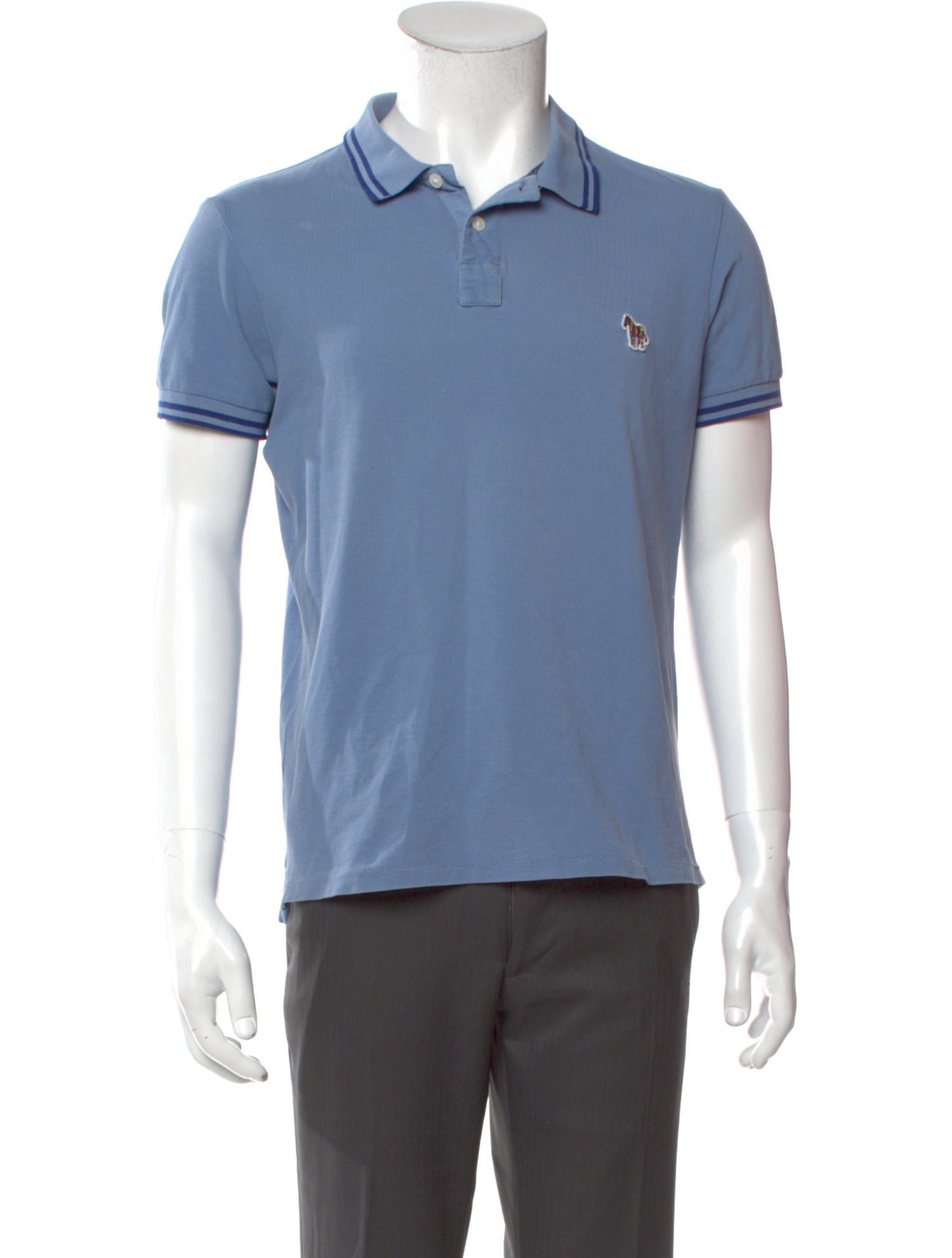 PS by Paul Smith V-Neck Short Sleeve Polo Shirt