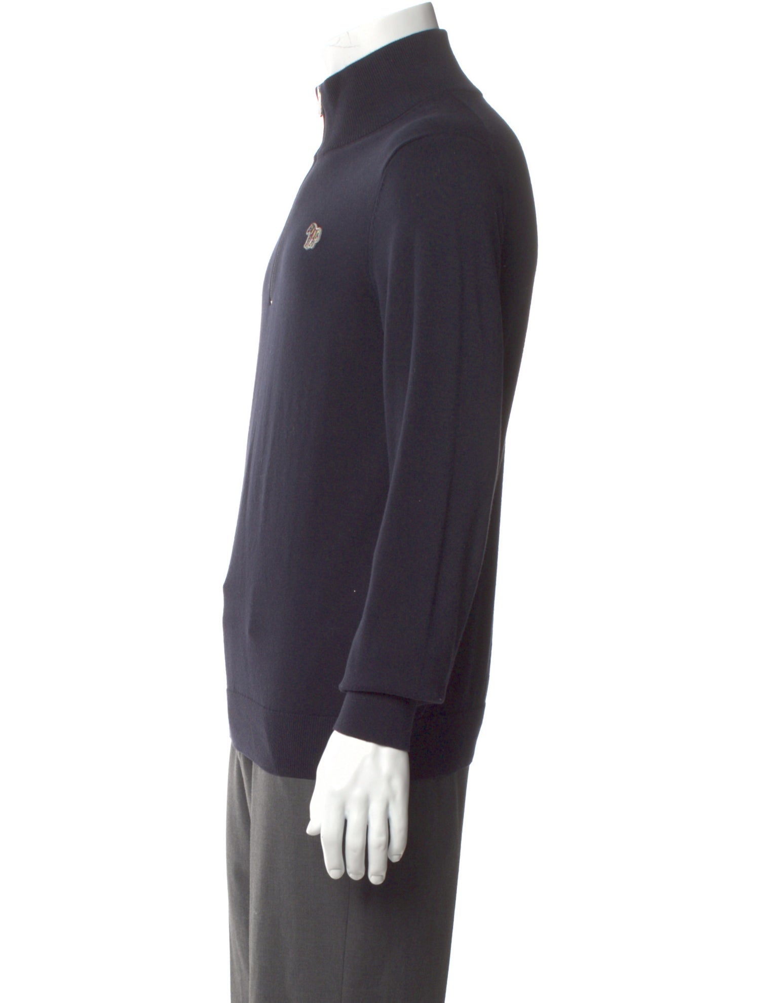 PS by Paul Smith Mock Neck Long Sleeve Pullover