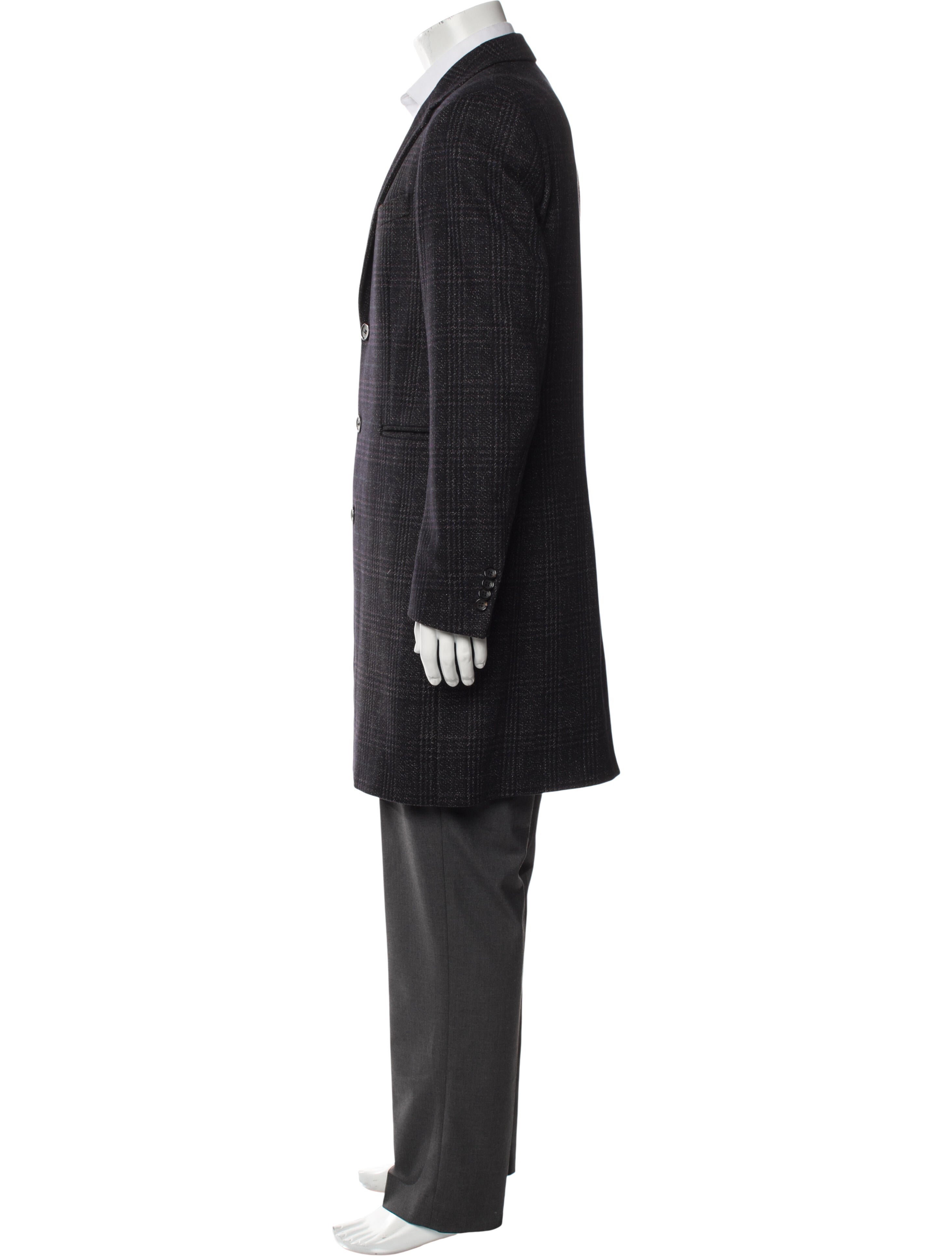 PS by Paul Smith Tweed Pattern Overcoat