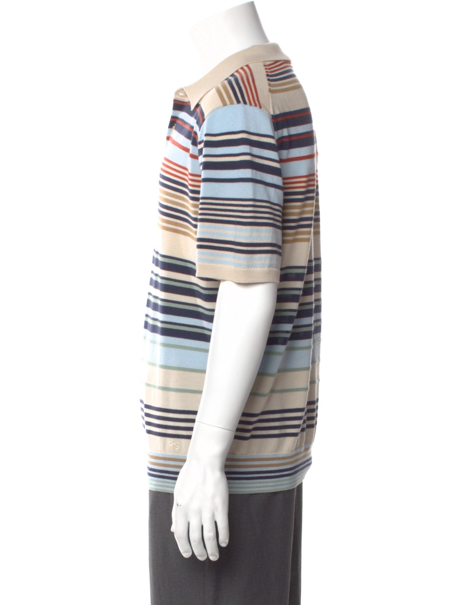 PS by Paul Smith Merino Wool Striped Polo Shirt
