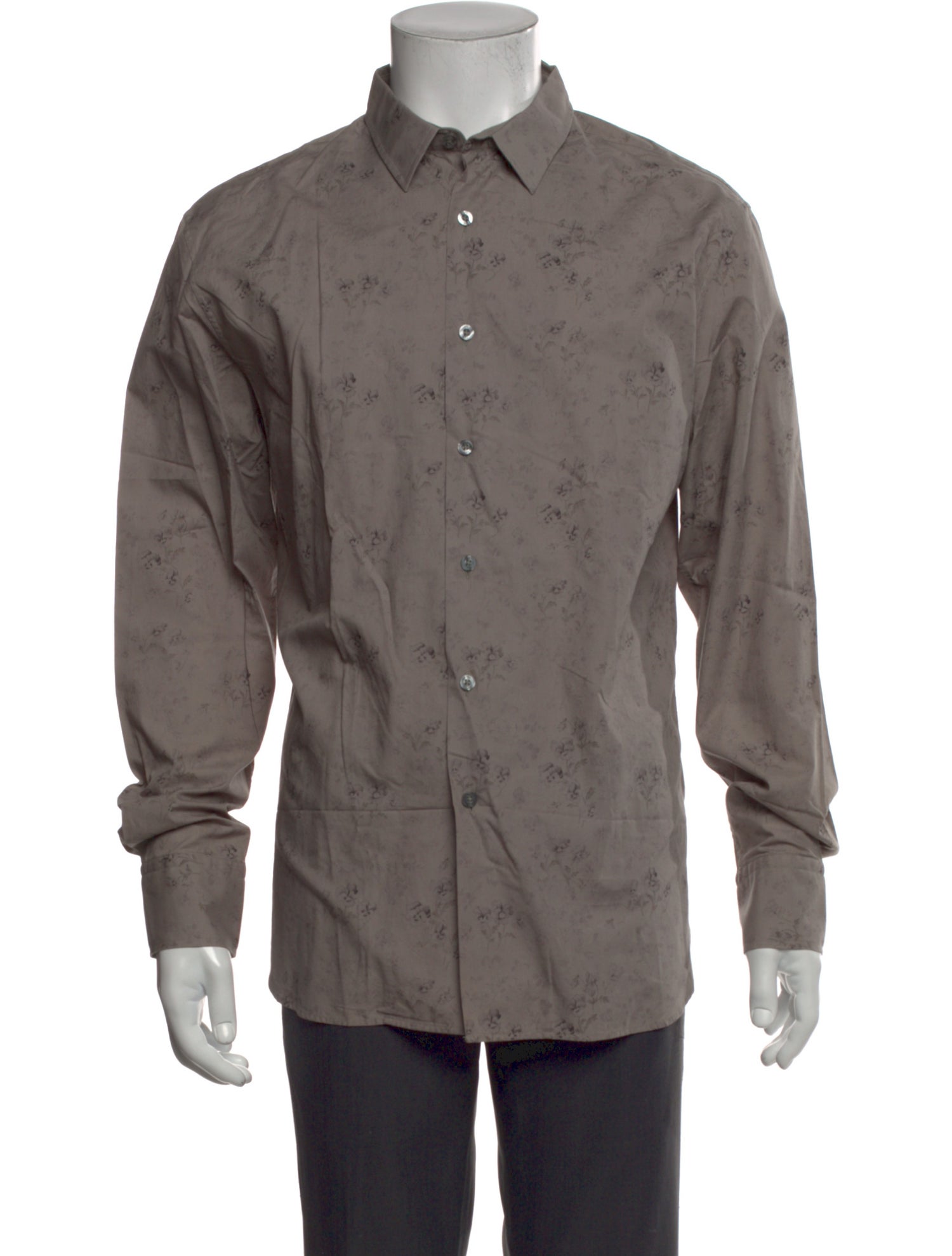 PS by Paul Smith Tie-Dye Print Long Sleeve Dress Shirt
