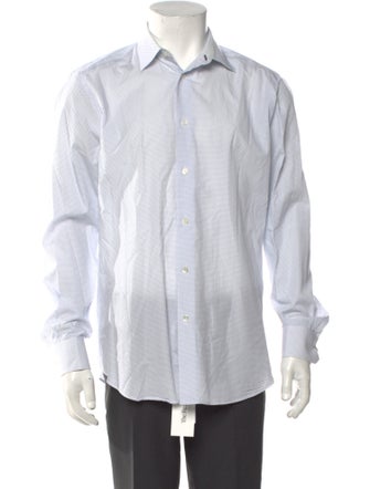 Paul Smith Red Ear Printed Long Sleeve Dress Shirt