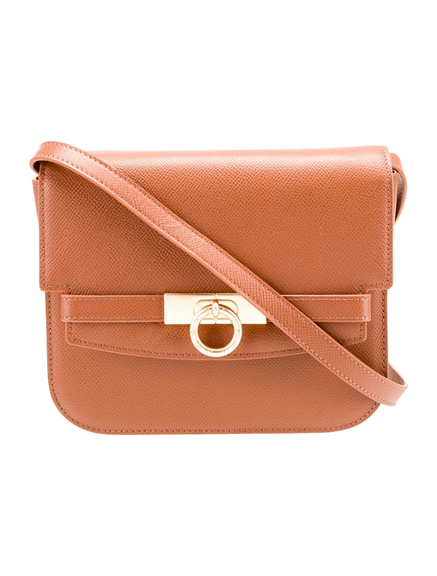 Parisa Wang Grace Medium Flap Crossbody Bag Brown Crossbody Bags