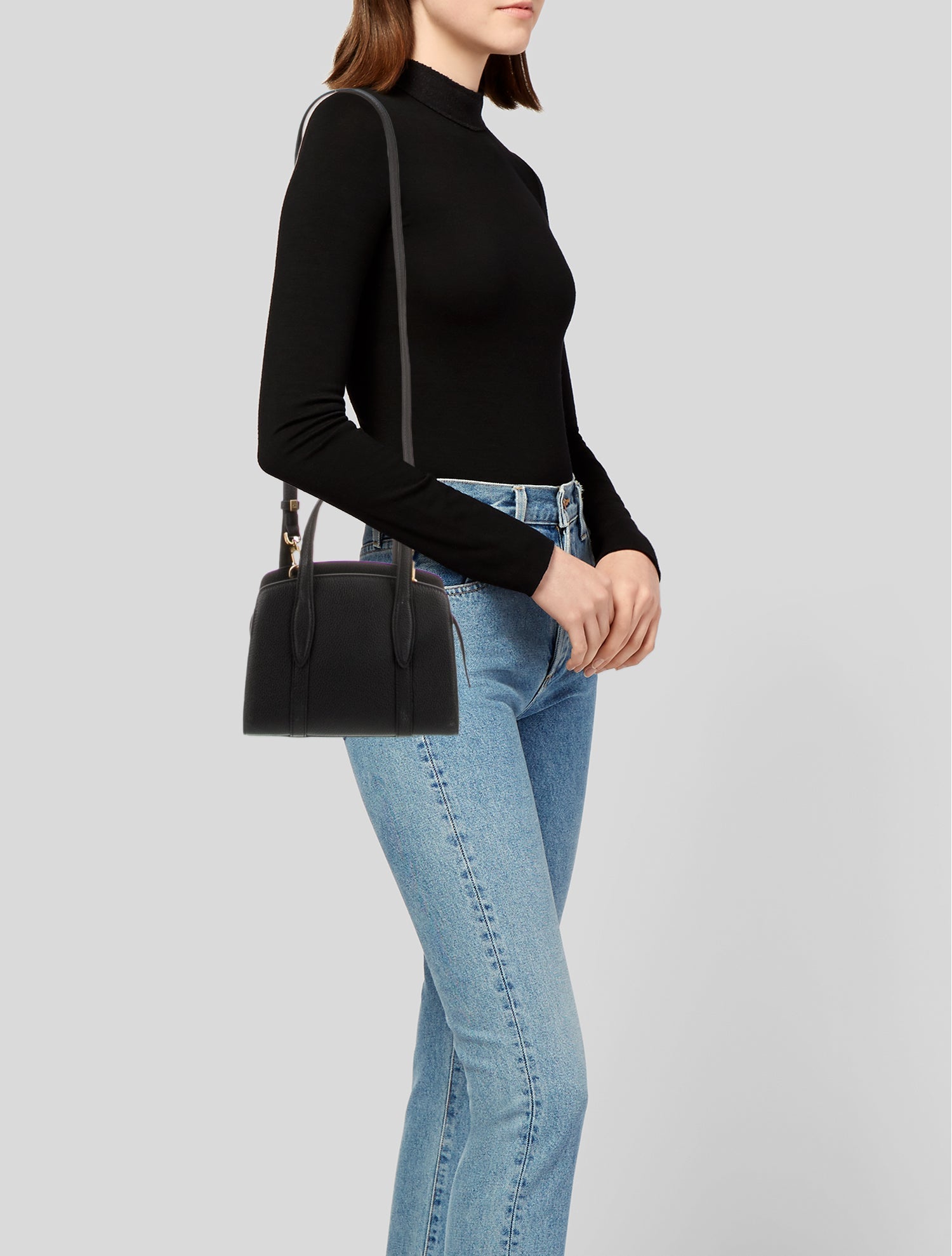 Parisa Wang Leather Top Handle Bag