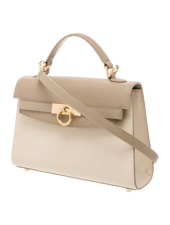 Parisa Wang Saffiano Leather Top Handle Bag