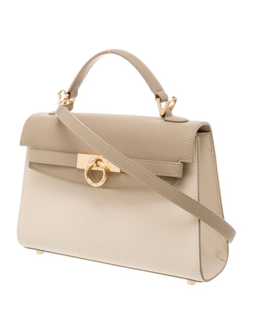 Parisa Wang Saffiano Leather Top Handle Bag