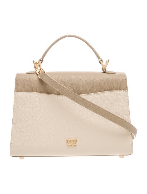 Parisa Wang Saffiano Leather Top Handle Bag