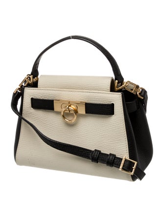 Parisa Wang Saffiano Leather Top Handle Bag