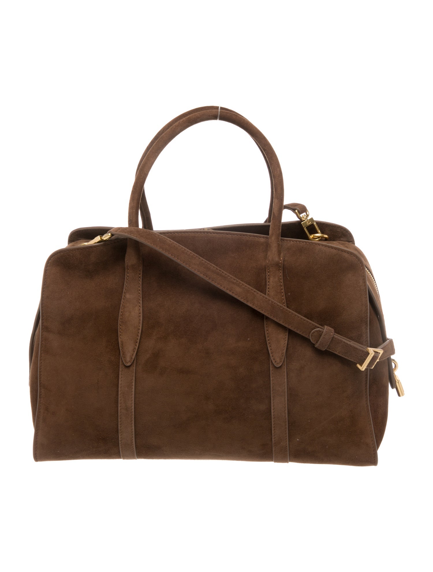 Parisa Wang Suede Top Handle Bag