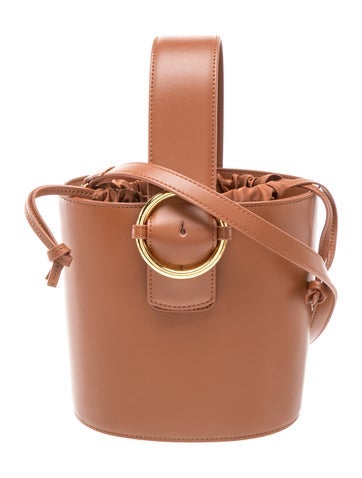 Pre-owned Parisa Wang Leather Bucket Bag In Brown