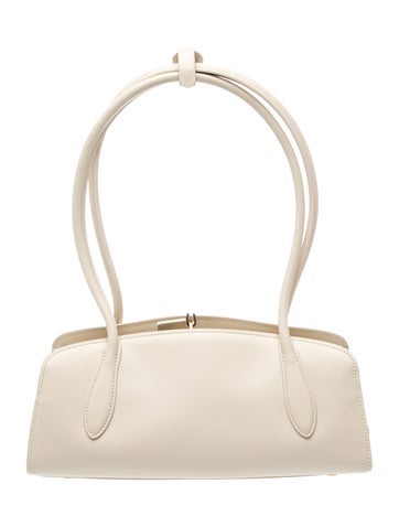 Pre-owned Parisa Wang Leather Shoulder Bag W/ Tags In Neutral