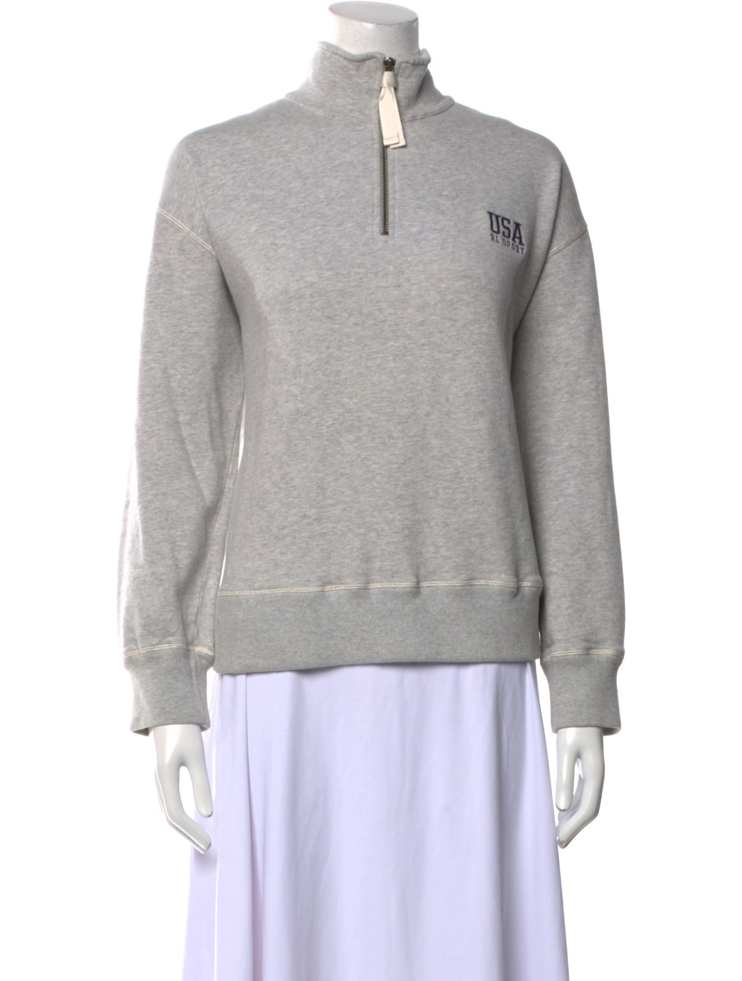 Polo Sport Ralph Lauren Mock Neck Long Sleeve Sweatshirt