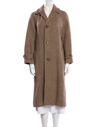 Polo Sport Ralph Lauren Wool Tweed Pattern Faux Fur Coat