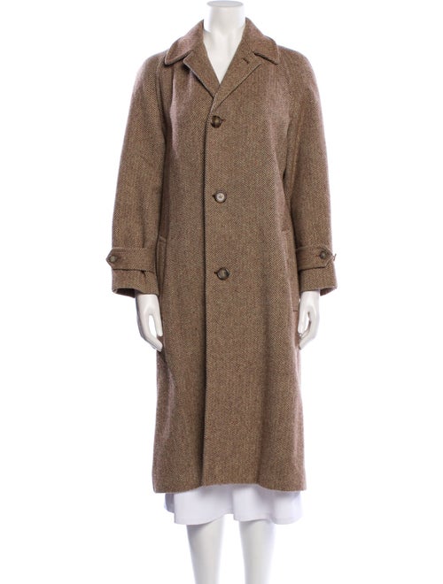 Polo Sport Ralph Lauren Wool Tweed Pattern Faux Fur Coat