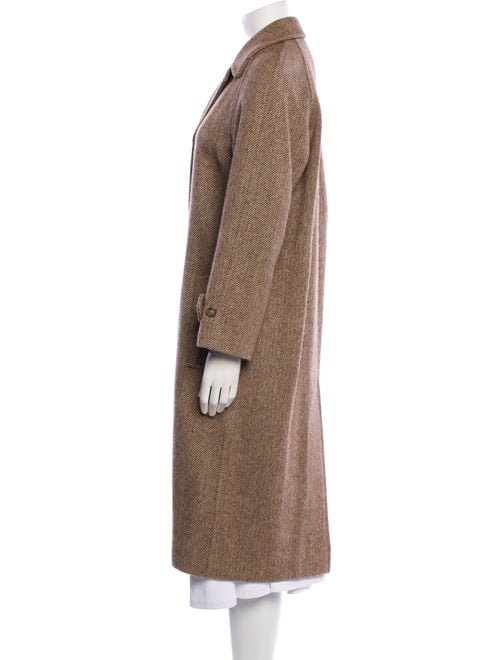 Polo Sport Ralph Lauren Wool Tweed Pattern Faux Fur Coat