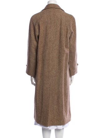 Polo Sport Ralph Lauren Wool Tweed Pattern Faux Fur Coat