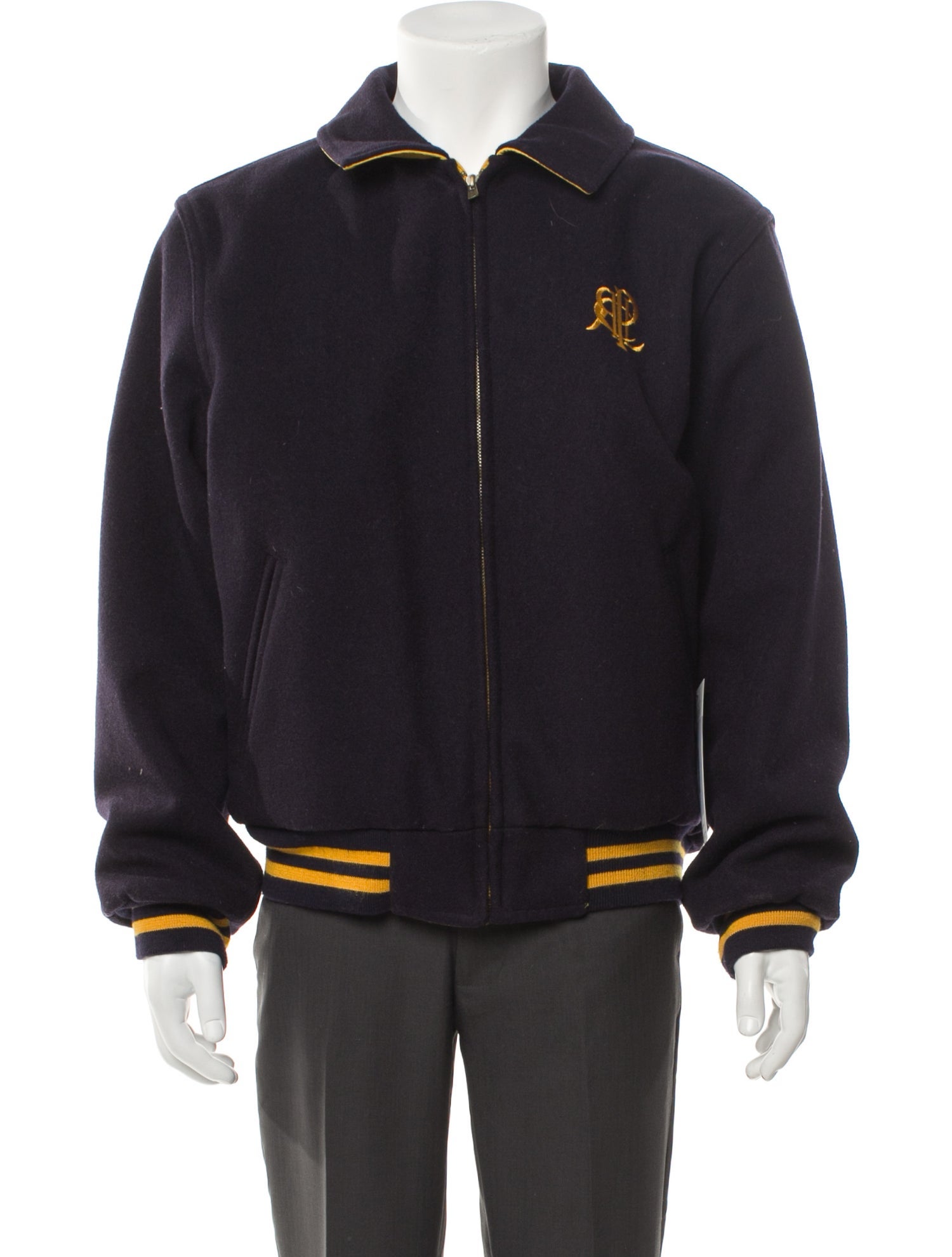 Polo Sport Ralph Lauren Wool Striped Varsity Jacket