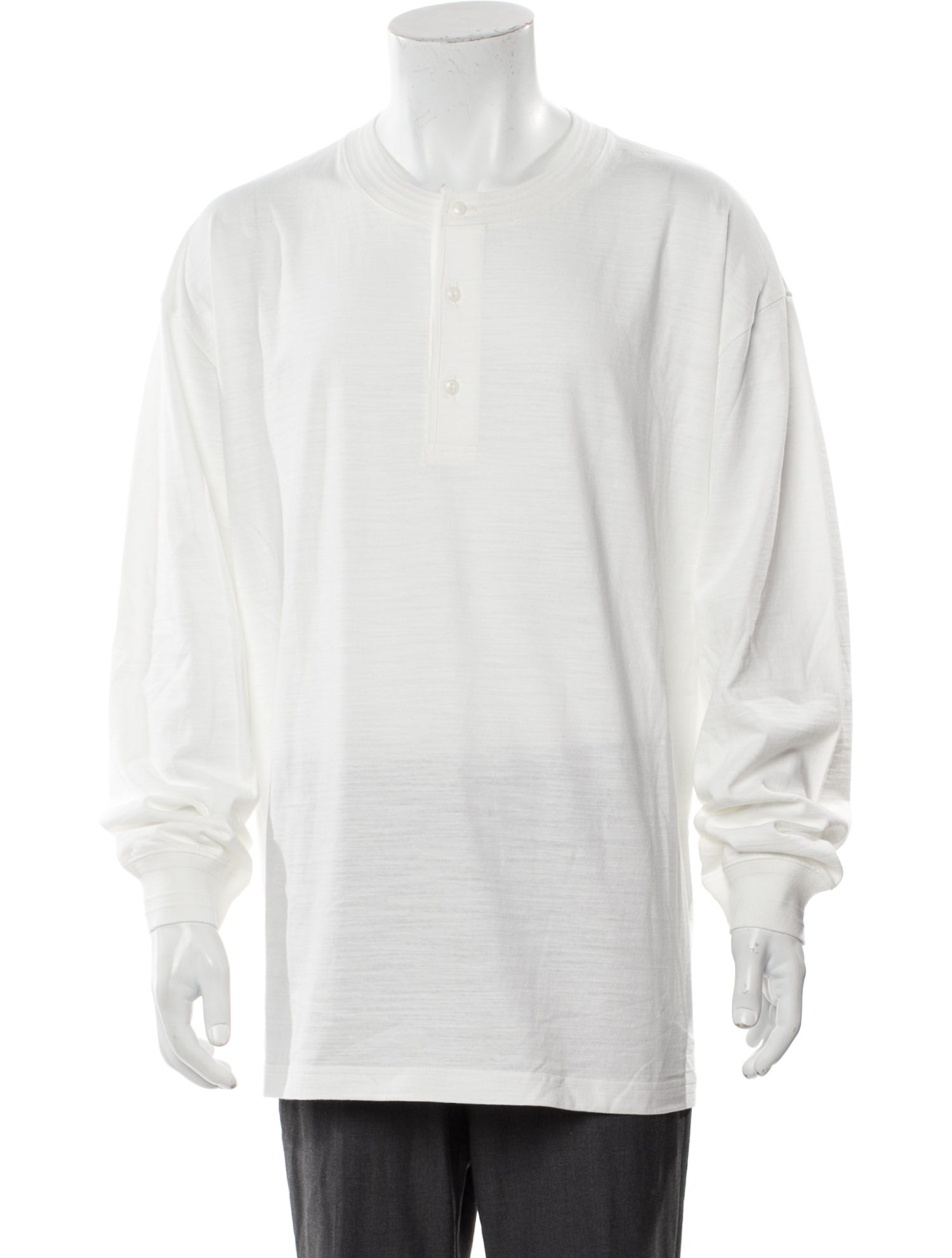 Pilgrim Surf + Supply Scoop Neck Long Sleeve Polo Shirt w/ Tags