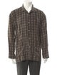 Pilgrim Surf + Supply Plaid Print Long Sleeve Shirt