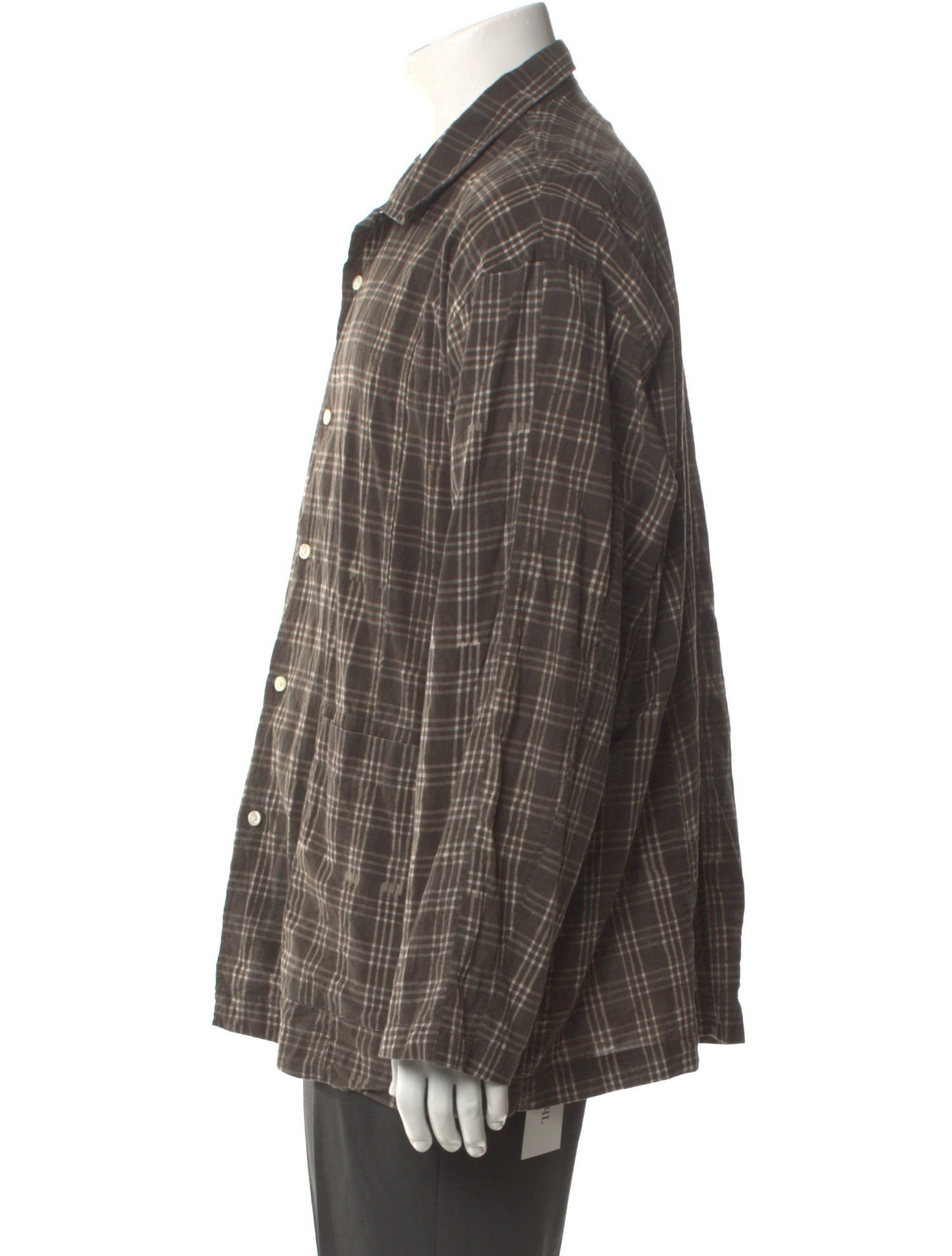 Pilgrim Surf + Supply Plaid Print Long Sleeve Shirt